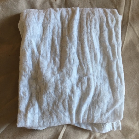 Women’s EVOLUTION AND CREATION White Textured Muscle Tank Top with Mild Crop - Picture 12 of 12